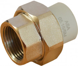 ППРС Американка внутренняя резьба    25 х 3/4" ASA серый