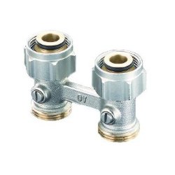 Узел нижнего подключения радиатора 3/4"НГ x 3/4"НР прямой Овентроп (101 58 13)