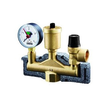 Группа безопасности  "MSM-Block" DN25, мембр.предохр.клапан, 0,3бар, с изоляц. Овентроп (135 10 62)