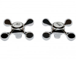 Маховик КРЕСТ без юбки метал А07 под кран-буксу 8*20