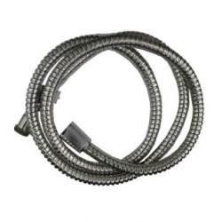 Шланг для душа метал. 2-й замок 150 см русс./имп. (втулка ЛАТУНЬ)