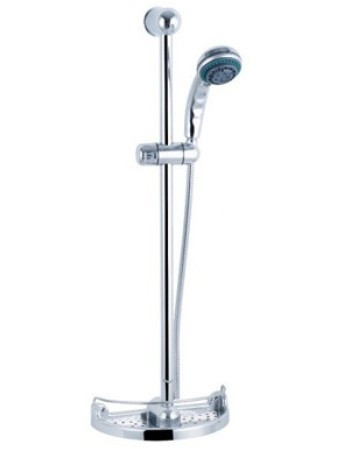 Стойка для душа Н-18 (каркас, мыльница, держатель для лейки, лейка, душевой шланг 1,5м)