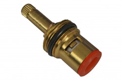 Кран-букса смесителя 1/2"шлицевая, керамика, 8*24, под крест, TYF006 / BJ420-24T