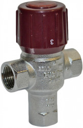 Клапан трехходовой термостатический RVC Pro   3/4" (от +32°С до +50°С) смесительный