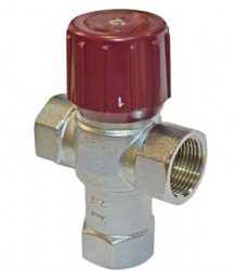 Клапан трехходовой термостатический RVC Pro  1" (от +32°С до +50°С) смесительный