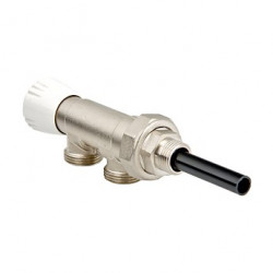 Клапан для радиатора ручной RVC Pro 1/2" одноточечное подключение