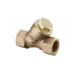 Фильтр латунный сетчатый Ду15, 1/2"ВР, PN16, бронза, размер ячеек 0.6мм Овентроп (112 00 04)