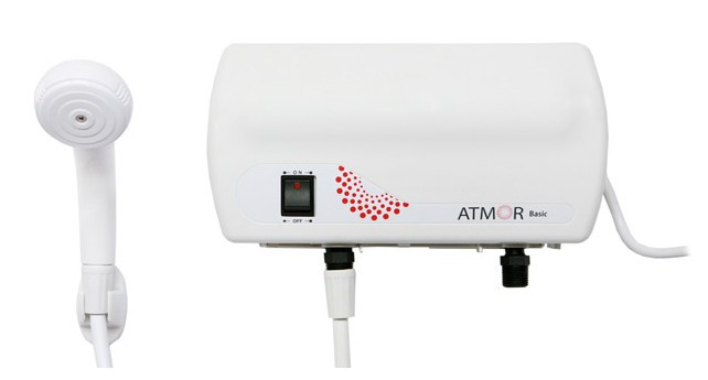 Водонагреватель проточный Atmor 3,5 душ