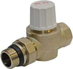 Клапан для радиатора терморегулирующий RVC Pro 1/2" (тип ОС) прям, с повыш. пропускной способностью