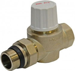 Клапан для радиатора терморегулирующий RVC Pro 3/4" (тип ОС) прям, с повыш. пропускной способностью
