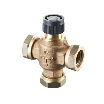 Клапан трехходовой термостатич.„Tri-M TR“, смесит. Ду25, PN10, с НГ, M 30x1,5 Овентроп (113 17 08)