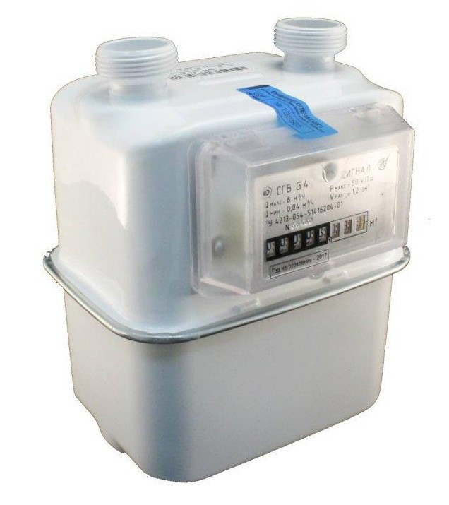 Газовый счетчик СГБ G-4, левое исп.