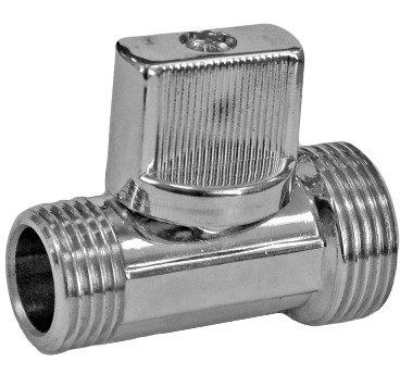 Кран для бытовой техники RVC (15) 1/2"ш х3/4"ш шаровой прямой