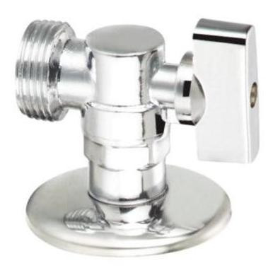 Кран для бытовой техники RVC (15) 1/2"ш х3/4"ш шаровой угол (ручка сбоку)