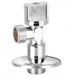 Кран для бытовой техники RVC (15) 1/2"ш х3/4"ш шаровой угол (ручка сверху)