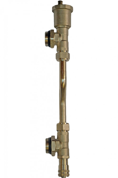 ТП Байпас тупиковый с перепускным клапаном и воздухоотводчиком RVC Pro