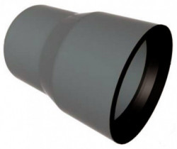 ППР Переходник пластик/чугун 110/124 с манжетой ПОЛИТРОН
