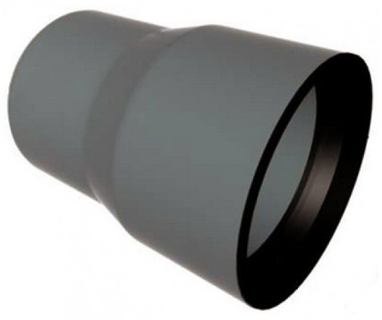 ППР Переходник пластик/чугун 110/124 с манжетой ПОЛИТРОН