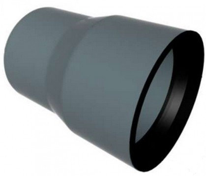 ППР Переходник пластик/чугун 50/74 с манжетой ПОЛИТРОН